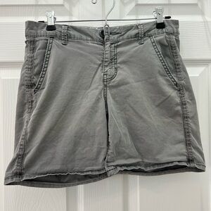 Sonoma Gray Casual Cotton Blend Shorts